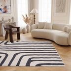 Loft Geometric Blue Rug - MOOAZAA