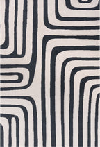 Loft Geometric Blue Rug - MOOAZAA