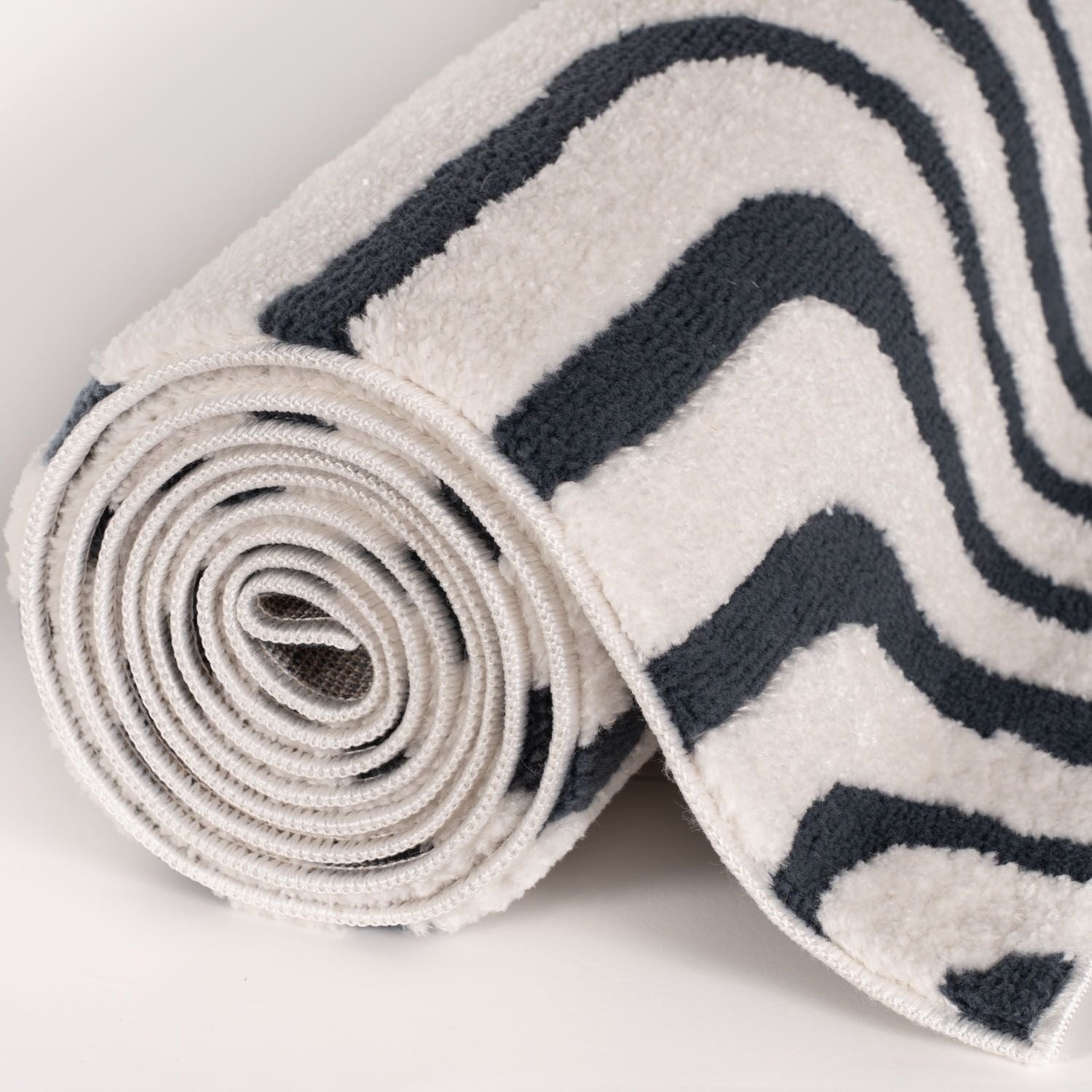 Loft Geometric Blue Rug - MOOAZAA