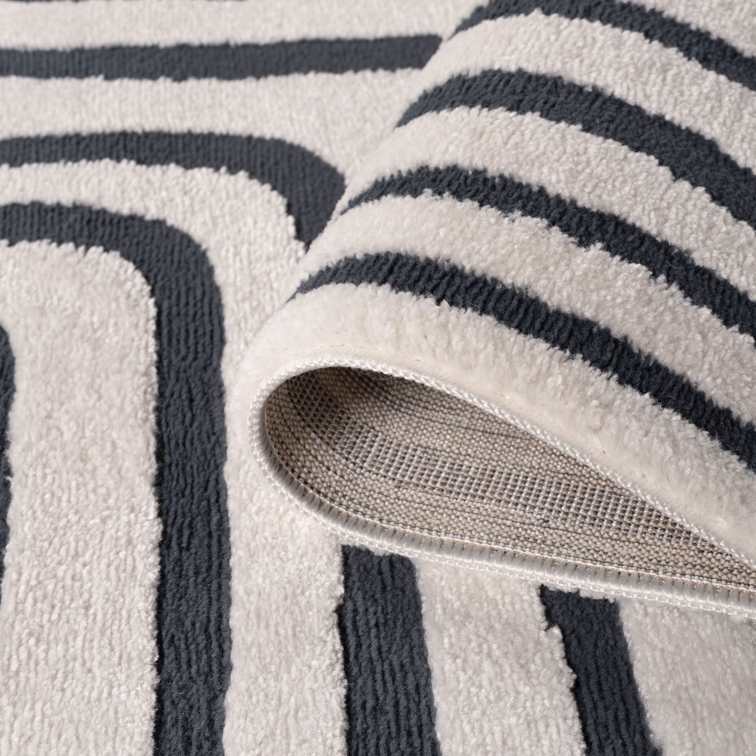 Loft Geometric Blue Rug - MOOAZAA