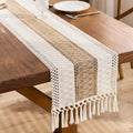 LoomBoho Tassel Table Runner, Cotton/Polyester - MOOAZAA