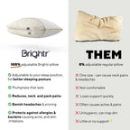 Brightr® Luna Adjustable Memory Foam pillow
