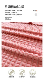Luxury Imitation Fur Flannel Blanket – Ultra-Soft Winter Throw