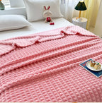 Luxury Imitation Fur Flannel Blanket – Ultra-Soft Winter Throw