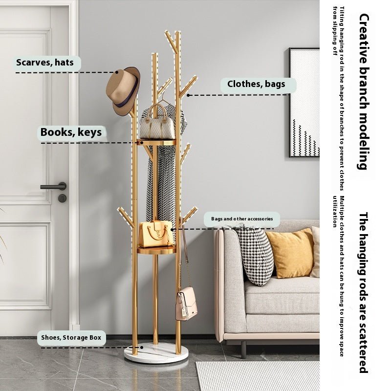 Luxury Marble & Metal Wall Shelf - Modern Floating Storage Organizer for Living Room & Bedroom - MOOAZAA