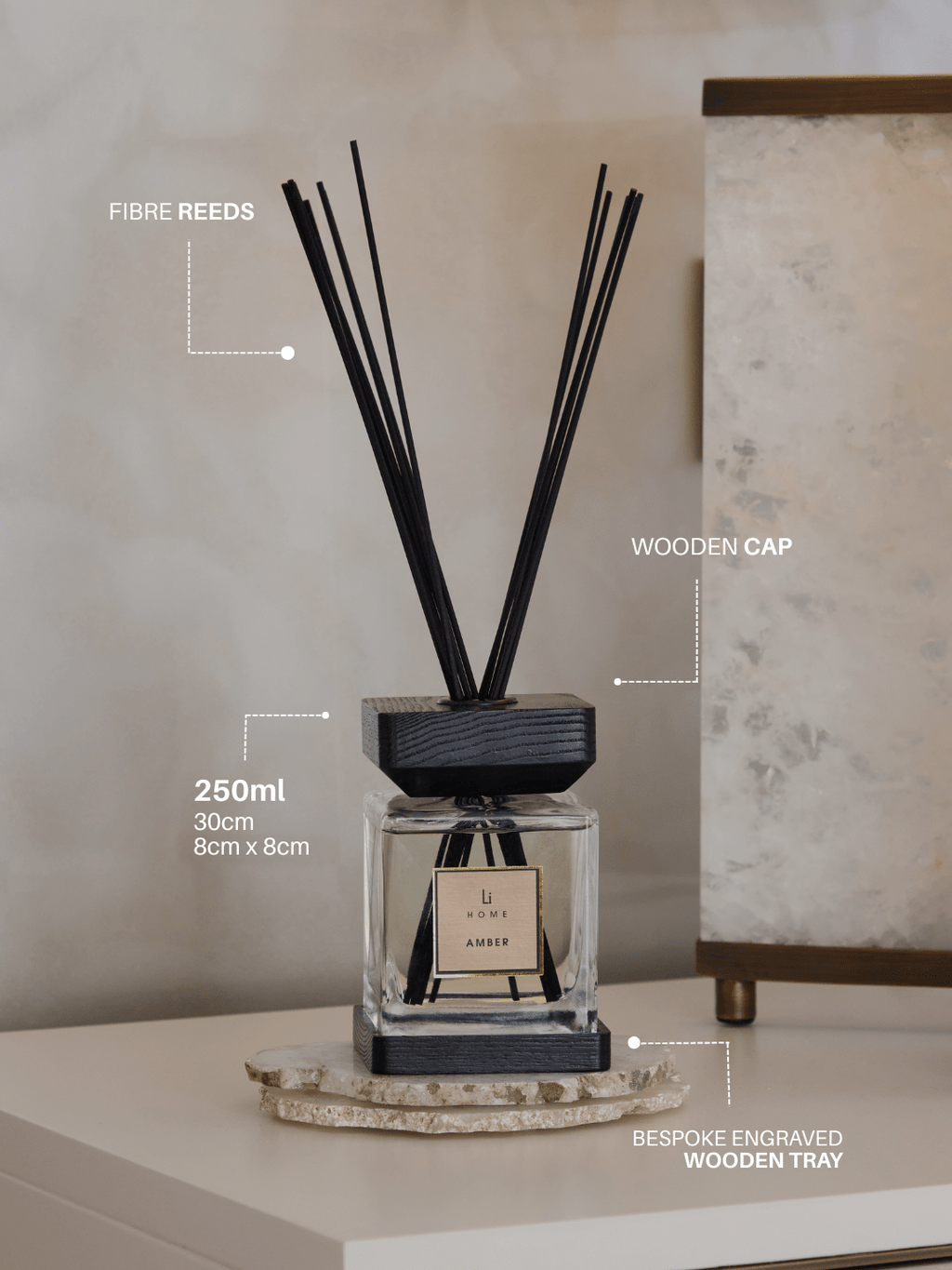 Luxury Square Diffuser - Sable - MOOAZAA