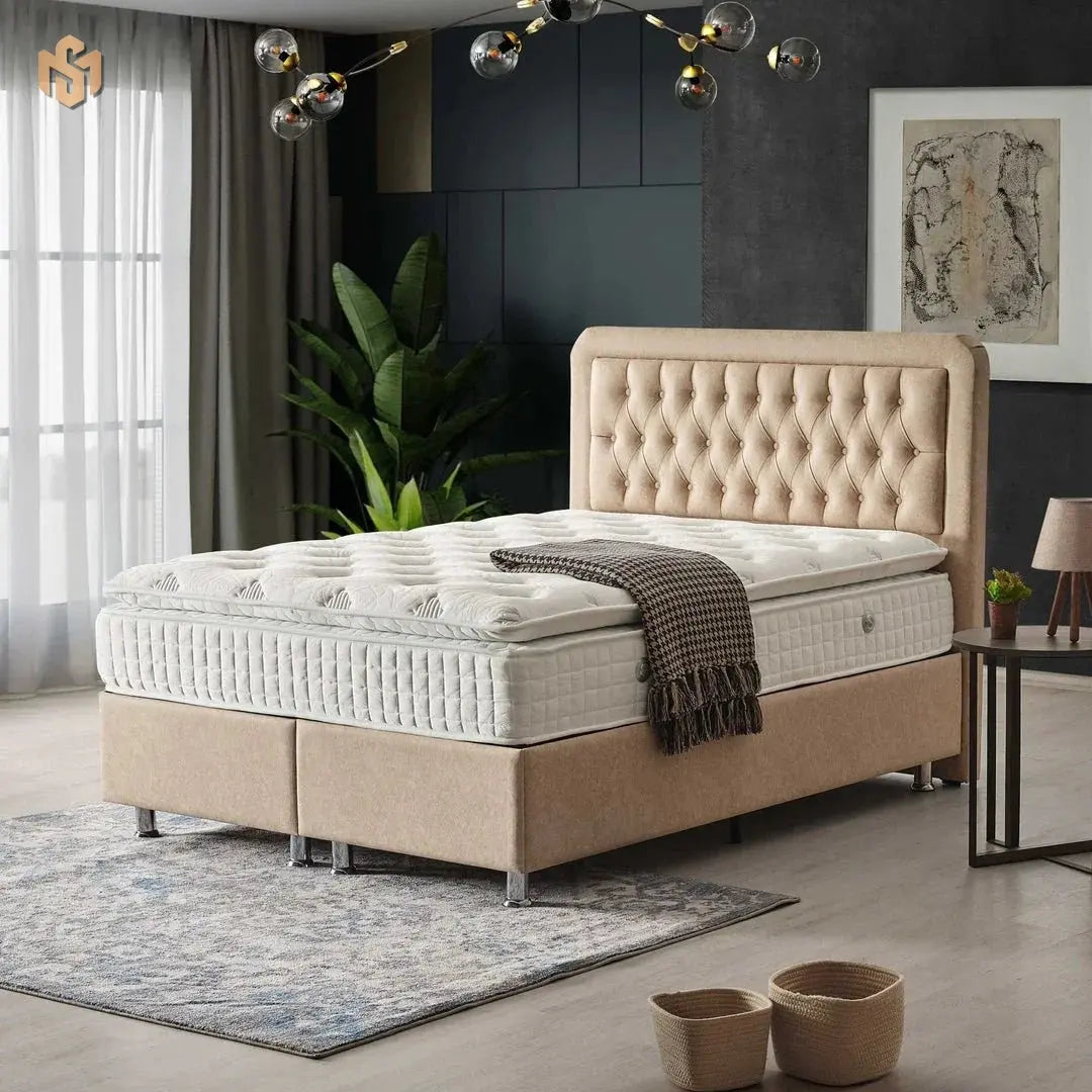 Manolya Mattresses Miebi UK - Cotton Fabric - Premium Quality - MOOAZAA 