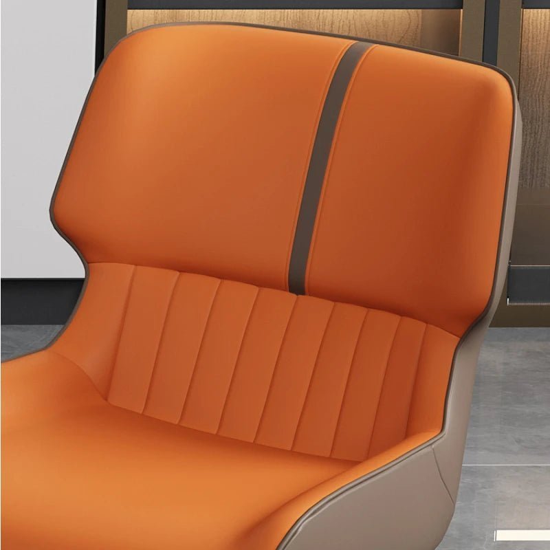 MARME Nordic Leather Dining Chair - MOOAZAA 