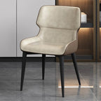 MARME Nordic Leather Dining Chair - MOOAZAA 