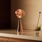 Melt Portable Dimmable Led Table Lamp - Modern Nordic Bedside Lamp - MOOAZAA