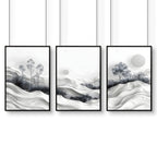 Mens Bedroom Art | Set of 3 Wall Art Prints