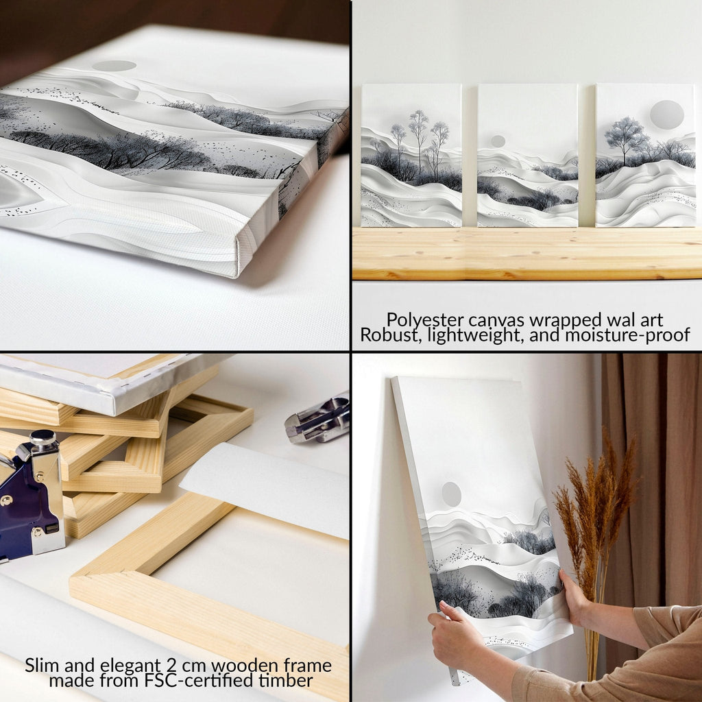 Mens Bedroom Art | Set of 3 Wall Art Prints