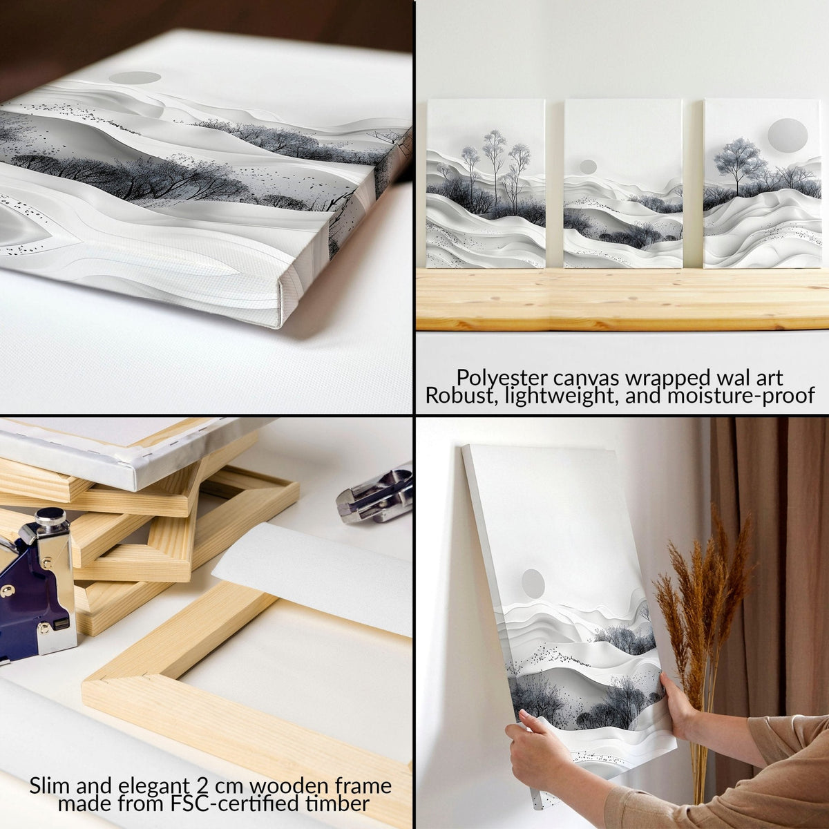 Mens Bedroom Art | Set of 3 Wall Art Prints