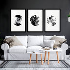 Minimalistic wall art | set of 3 wall art prints