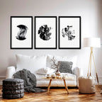 Minimalistic wall art | set of 3 wall art prints
