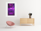 Graffiti Wall Art – Neon Urban Alley Print