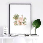Modern Art Wall Decoration | Set of 3 Moroccan Inspired Wall art Prints