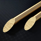 Modern Brass & Black LED Wall Lamp – Double Light Wall Sconce - MOOAZAA