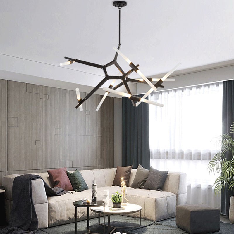 Modern Irregular Living Room Minimalist Dining Room Chandelier - MOOAZAA