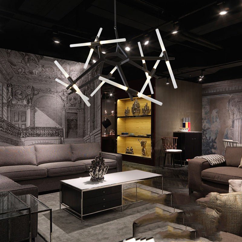 Modern Irregular Living Room Minimalist Dining Room Chandelier - MOOAZAA