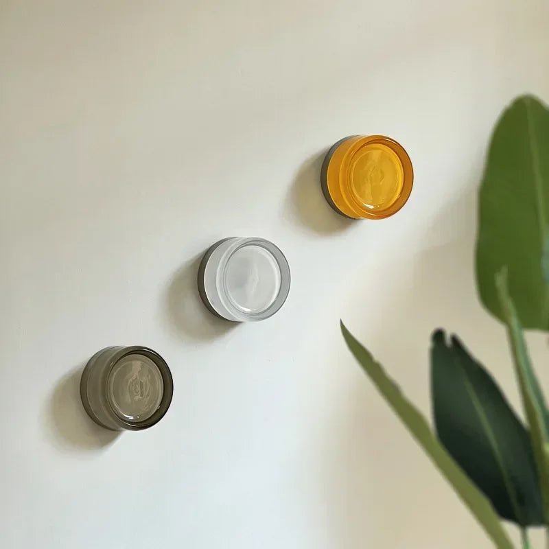Modern Jelly LED Wall Lamp – Round Glass Wall Light - MOOAZAA