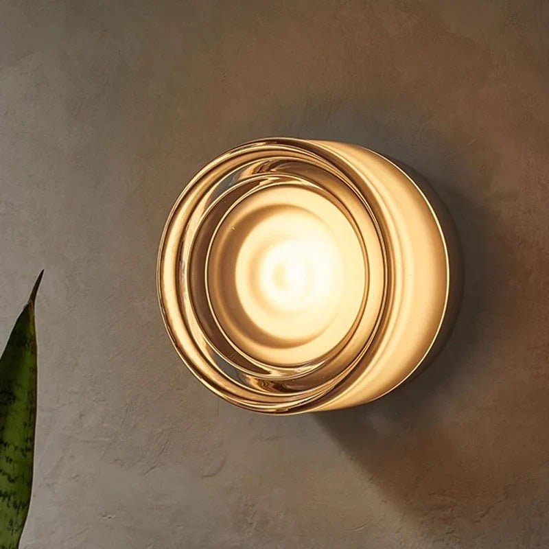 Modern Jelly LED Wall Lamp – Round Glass Wall Light - MOOAZAA