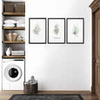 Laundry Room Artwork | Set of 3 French Country Prints