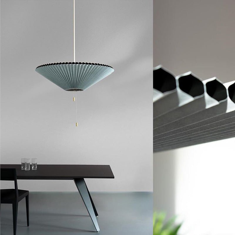 Modern Nordic Living Room Dining Room Pleated Deformation Chandelier - MOOAZAA