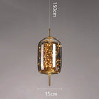 Modern Starry Sky Glass LED Pendant Light – Luxury Hanging Ceiling Lamp - MOOAZAA