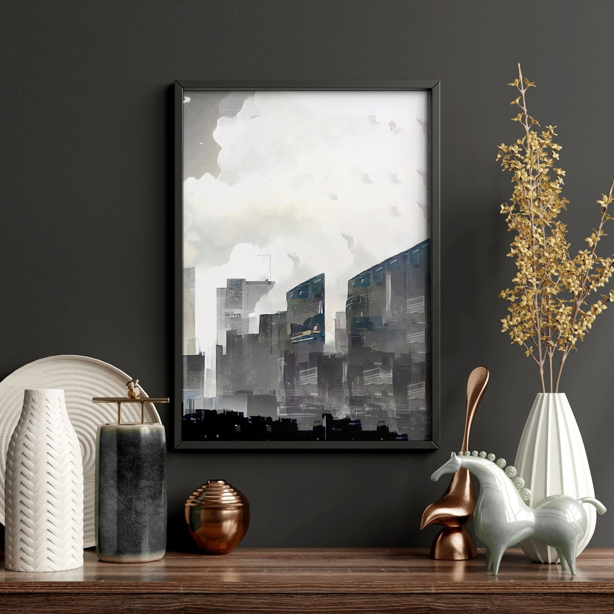 Contemporary Wall Art UK | Set of 3 Skyscraper Prints