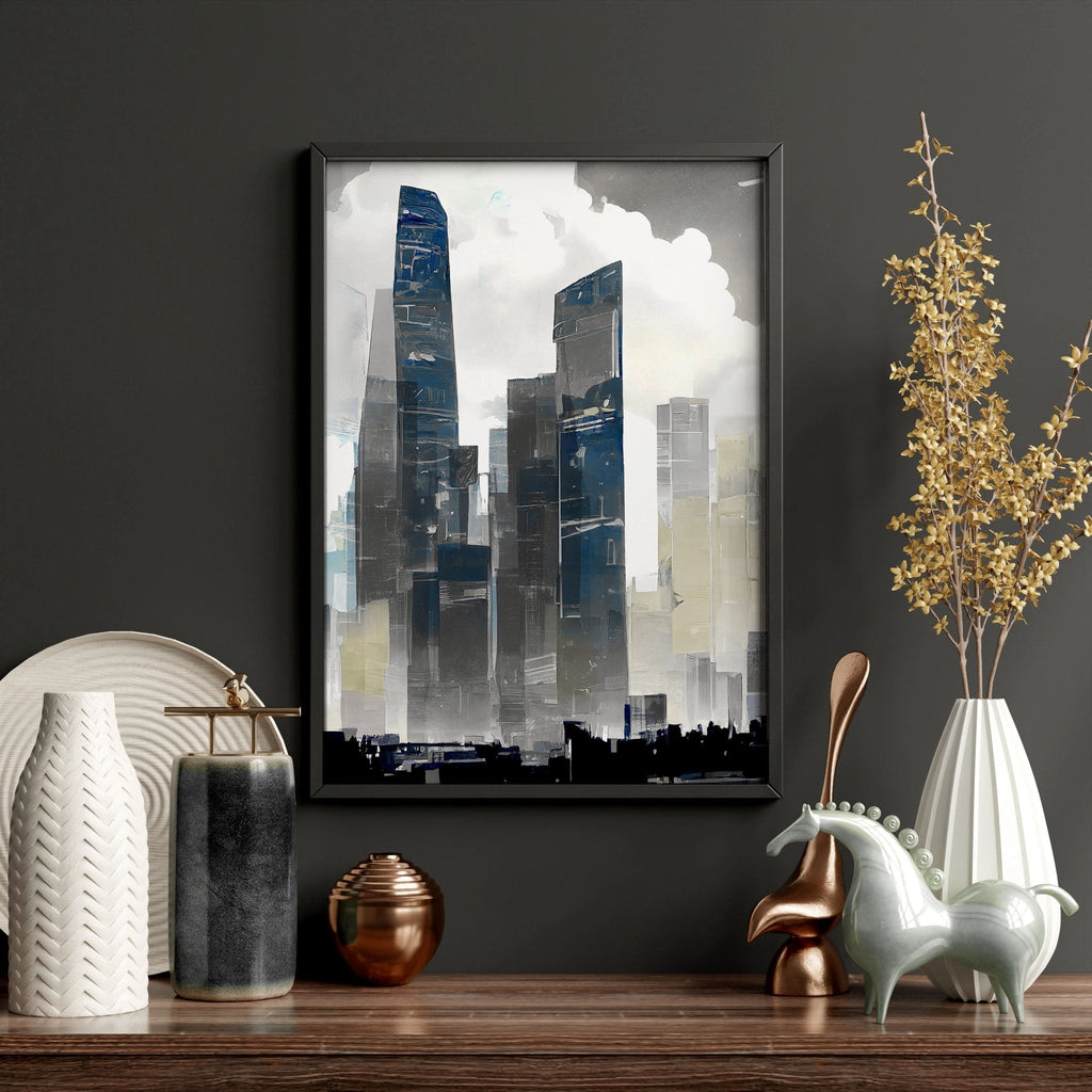 Contemporary Wall Art UK | Set of 3 Skyscraper Prints