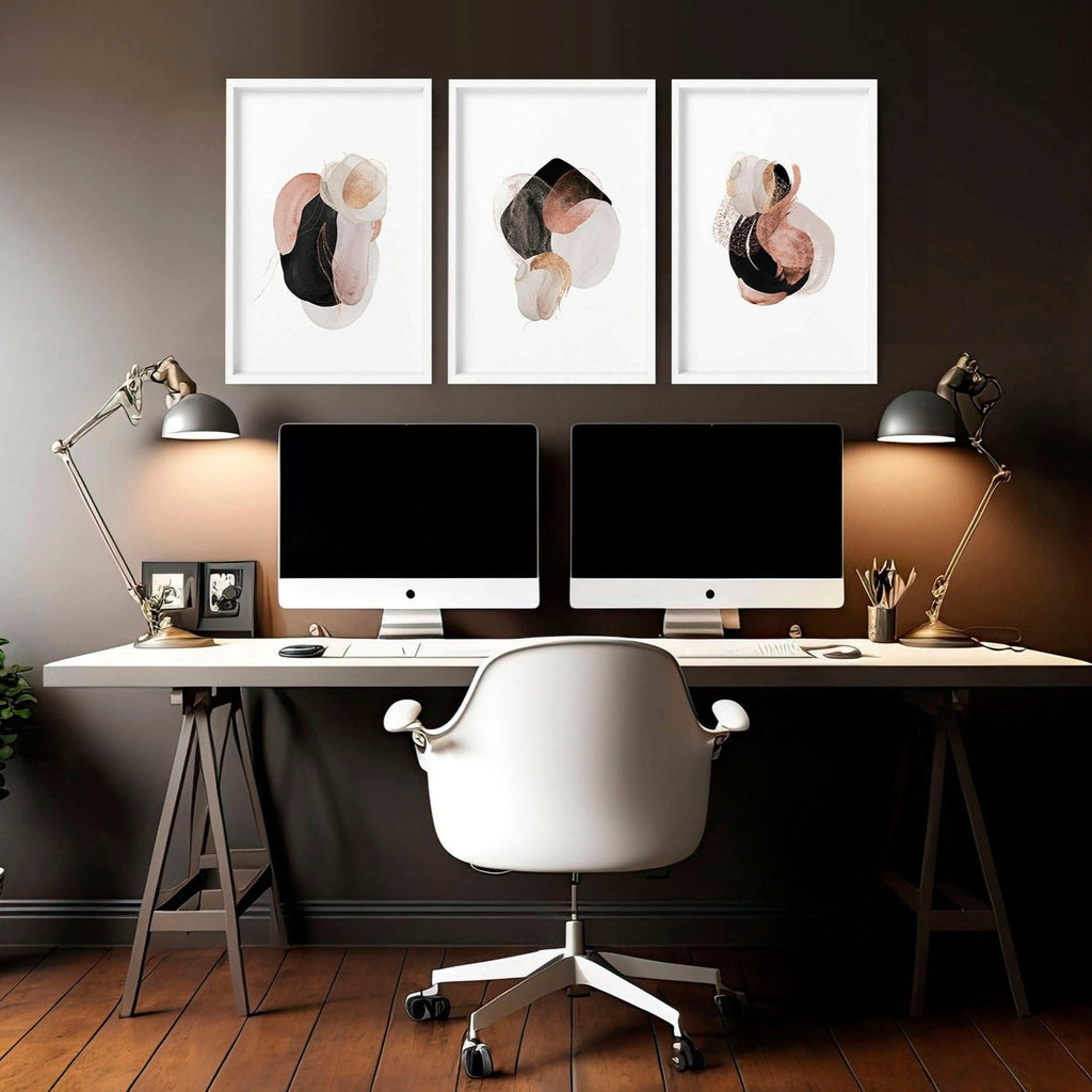Modern print art | set of 3 wall art prints