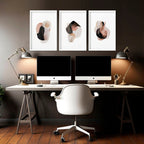 Modern print art | set of 3 wall art prints