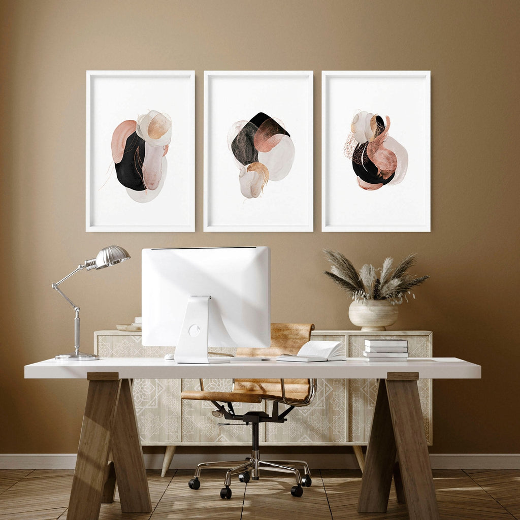 Modern print art | set of 3 wall art prints