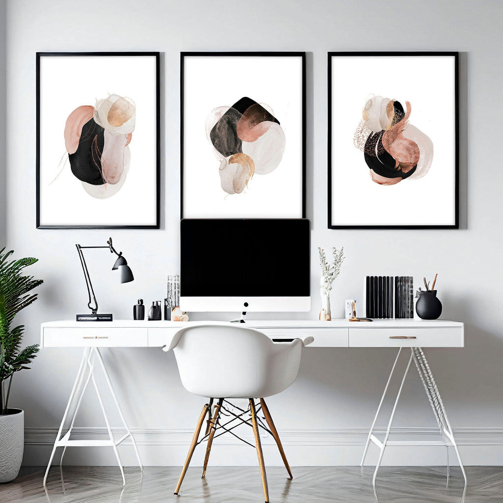 Modern print art | set of 3 wall art prints