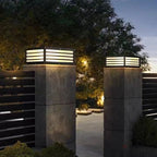 Modern Waterproof Outdoor Solar Pillar Lamp for Yard & Garden - MOOAZAA
