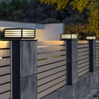 Modern Waterproof Outdoor Solar Pillar Lamp for Yard & Garden - MOOAZAA