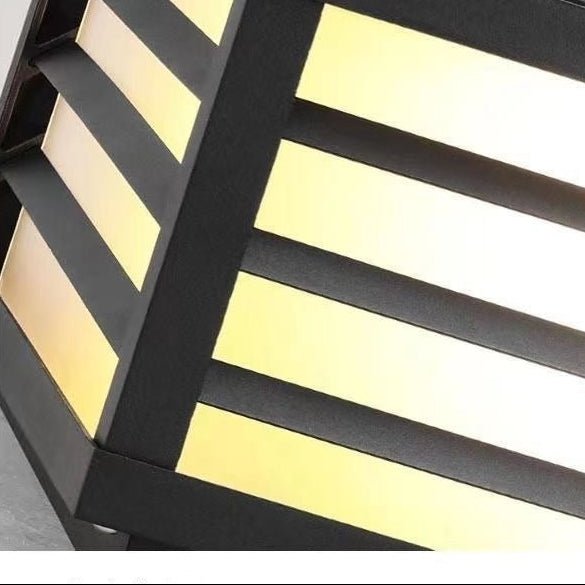 Modern Waterproof Outdoor Solar Pillar Lamp for Yard & Garden - MOOAZAA