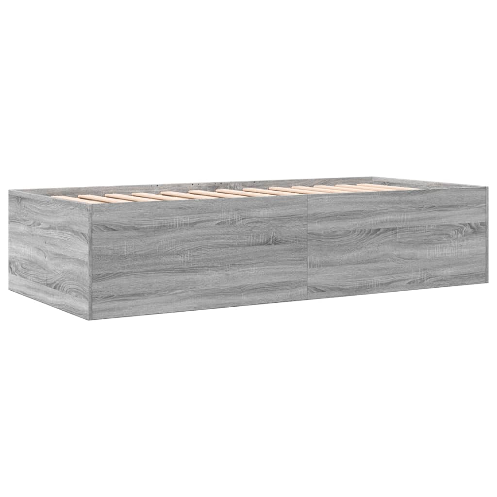 Modern Wooden 2 - in - 1 Single Size 90cm Daybed With 6 Storage Drawers Wood Sofa Beds - MOOAZAA