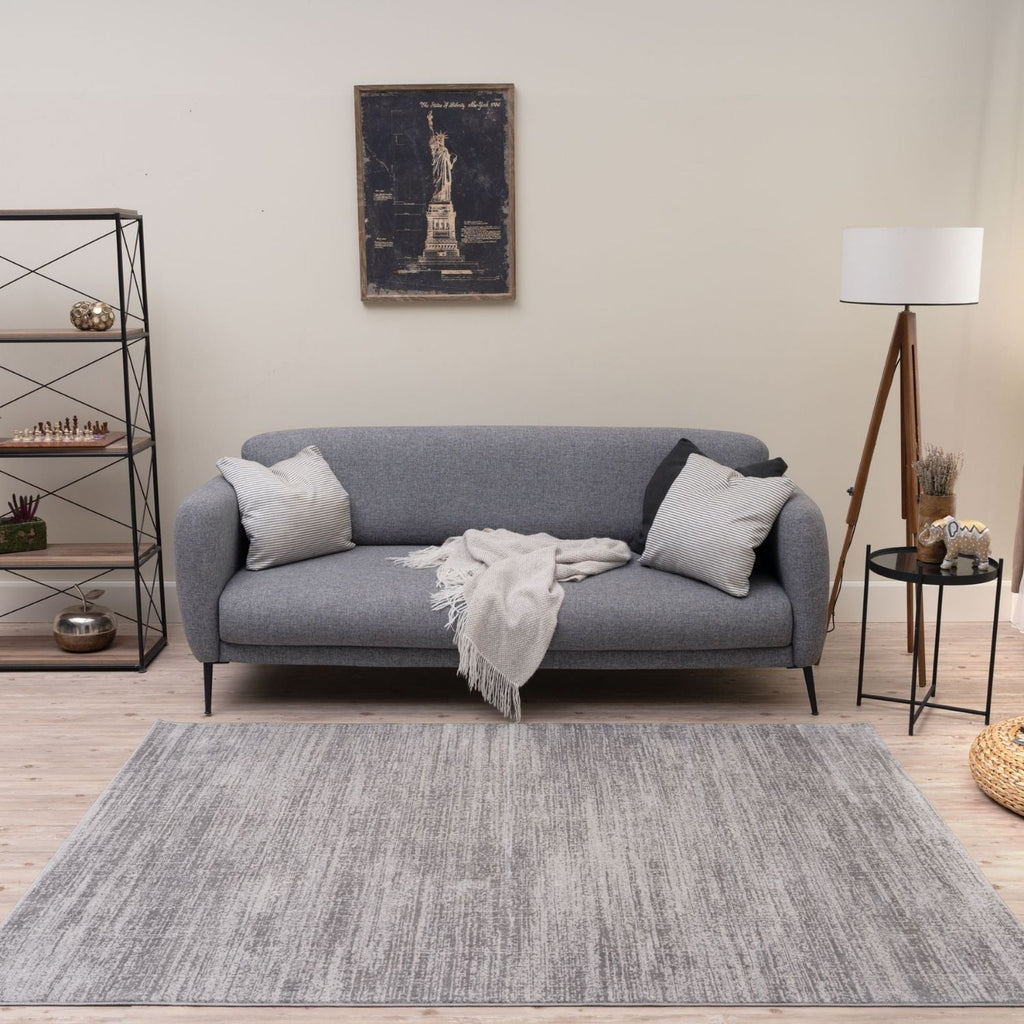 Montana Abstract Grey Rug | 3800G - MOOAZAA