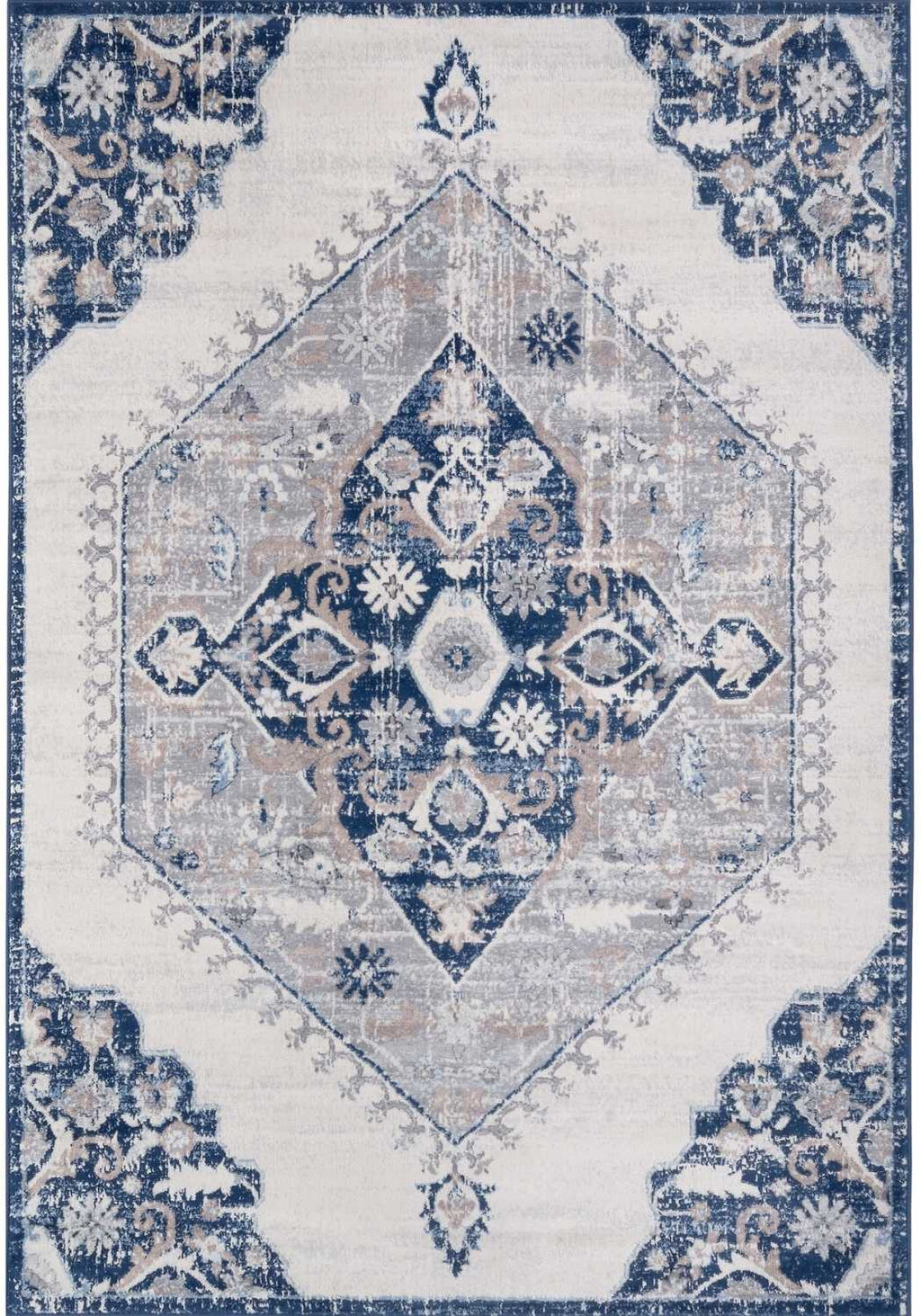 Montana Vintage Navy Rugs | 4020 - MOOAZAA