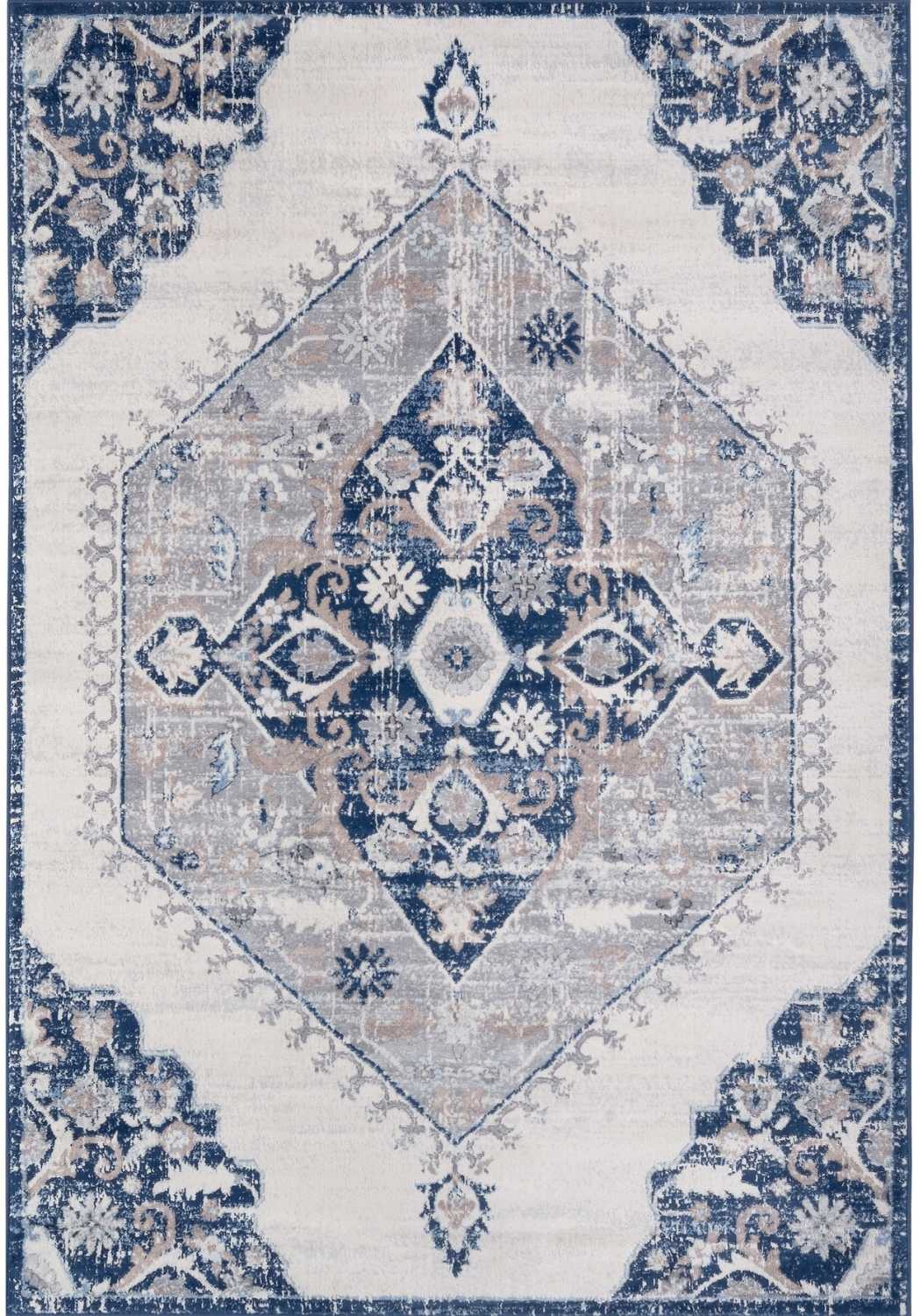 Montana Vintage Navy Rugs | 4020 - MOOAZAA
