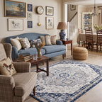 Montana Vintage Navy Rugs | 4000