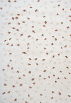 Moodi Shaggy Cream/Terra Biscotti Rug - MOOAZAA