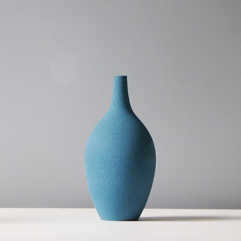 Morandi Decoration Vase Living Room Decoration Small Decoration Nordic Ceramic Home Bedroom Desktop Flower - MOOAZAA
