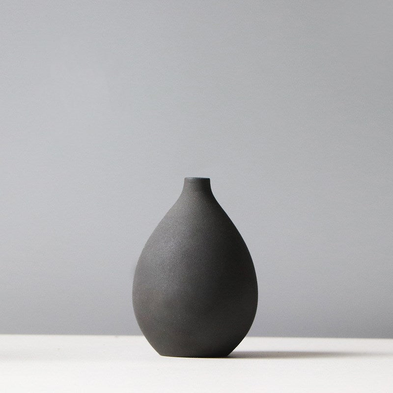 Morandi Decoration Vase Living Room Decoration Small Decoration Nordic Ceramic Home Bedroom Desktop Flower - MOOAZAA
