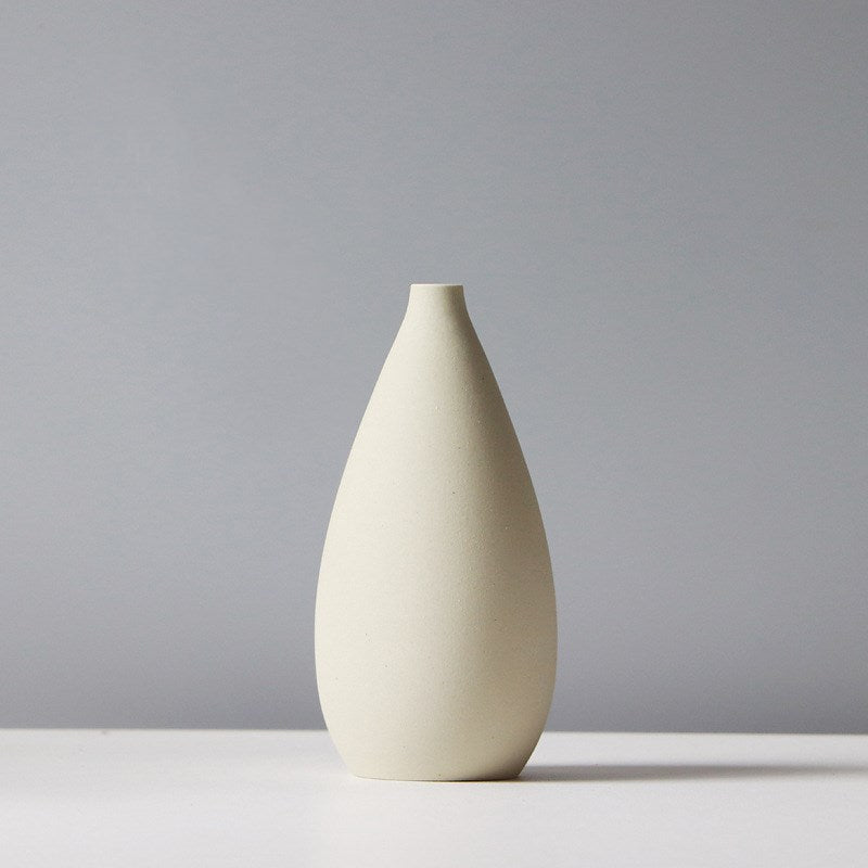 Morandi Decoration Vase Living Room Decoration Small Decoration Nordic Ceramic Home Bedroom Desktop Flower - MOOAZAA