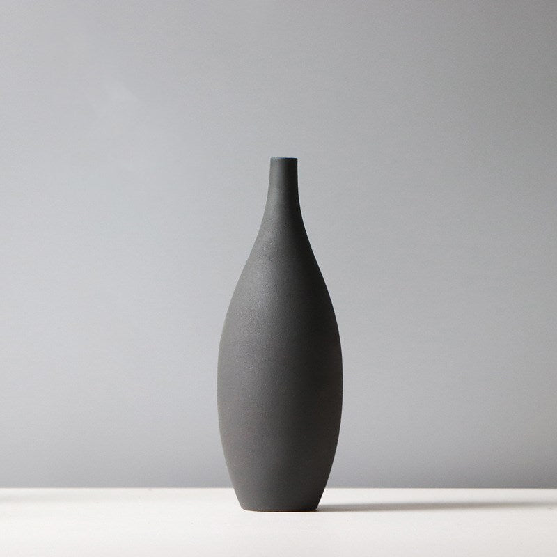 Morandi Decoration Vase Living Room Decoration Small Decoration Nordic Ceramic Home Bedroom Desktop Flower - MOOAZAA