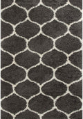 Moroccan Dark Grey Shaggy Rug | 640 - MOOAZAA