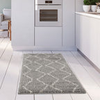 Moroccan Grey Shaggy Rug | 810 - MOOAZAA